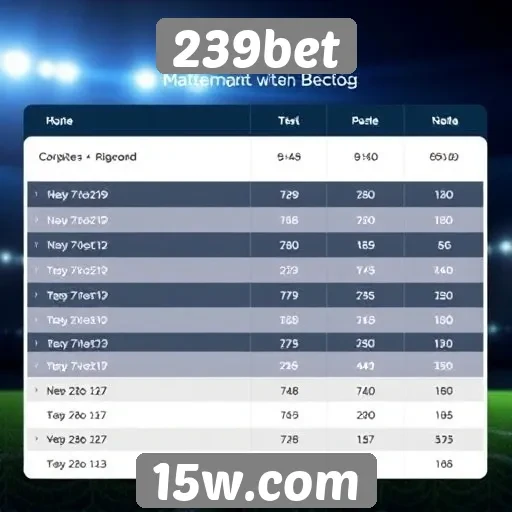 Comparativo das odds oferecidas pela 239bet